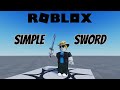 How to Make a Simple Sword in Roblox Studio