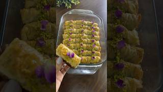 The easiest and most delicious Rolled Baklava Recipe