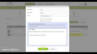 Adding an employee demo