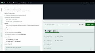 Hackerrank Python Solution #8 Strings - Python: Text Wrap