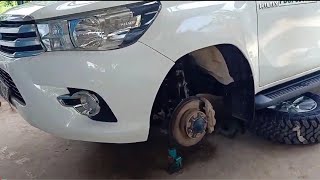 how to replace the rubber / boot Drive Shaft Toyota Hilux (torn)