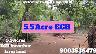 (🆔:342) 5.5'Acre Farm Land ECR kuvathur