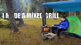 Kamp Sobasında Karışık Izgara Yaptım - I Made a Mixed Grill On The Camp Stove