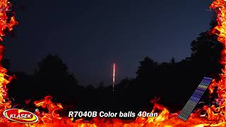 40 Shot Colour Roman Candles x 6 from Klasek @fireworkcrazy