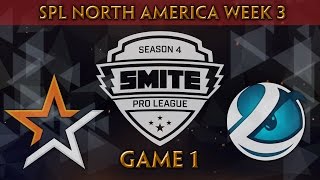 SMITE Pro League S4 Spring Split Week 3 (NA) - Team Allegiance vs. Luminosity Gaming (Game 1)