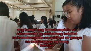 ANO ANG KUMPIL?BAKIT MAHALAGA ANG KUMPIL#catholicism #catholicfaith