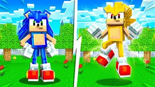 Upgrading SONIC to GOD SONIC in Minecraft