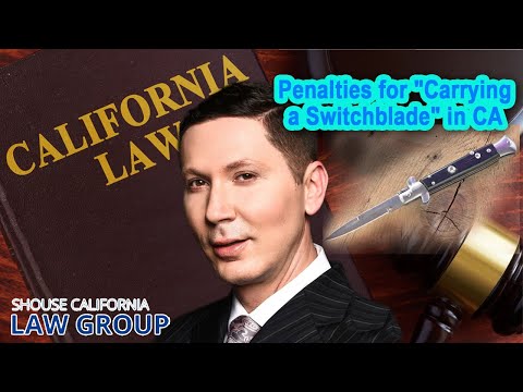 What is the penalty for having a switchblade?