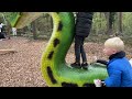 themenpark mit dinosaurier und riesen anakonda 🐍 dinopark münchehagen themenpark