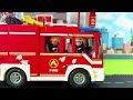 unbox and play latest playmobil city action fire station emergency vehicles fire truck helicopter