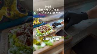 【沖縄】絶景ビーチで食べるチキンオーバーライス#shorts