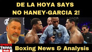 Oscar De La Hoya: No need for Devin Haney-Ryan Garcia rematch! Is He Right? | Boxing News \u0026 Analysis