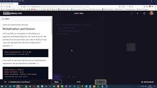 Learn Java - 2.3 Manipulating Variables | Codecademy Walkthrough