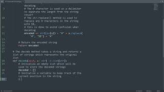 Leetcode 271. Encode and Decode Strings in Python | Python Leetcode | Python Coding Tutorial | ASMR