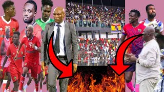 EXCLUSIVE..FIRE 🔥 BETWEEN ASANTE KOTOKO AND HEARTS OF OAK 🌈 PLAYERS 🙆 AND SUPPORTERS. WATCH DETAILS