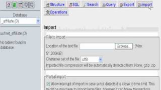 Managing a MySQL database in PHPMyAdmin tutorial