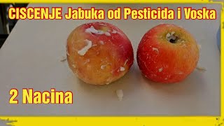 Očisti jabuke od pesticida za 3 minute! Dvije Brze i Genijalne metode!