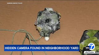 Another hidden camera found planted outside SoCal home