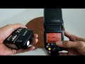 How to Connect Trigger Godox X1T-F to Flash GODOX TT685F