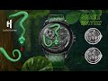 2024 New Arrival Awakening of Insects Green Snake Automata Watch Lucky Harvey