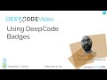 DeepCode Badges - How to use...