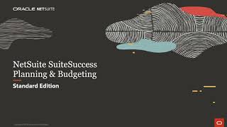 NetSuite SuiteSuccess Planning \u0026 Budgeting: Standard Edition