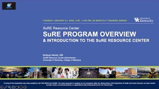 SuRE Program Overview for 2025