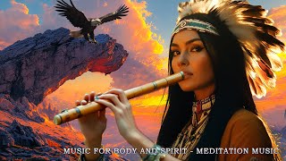 Heal your Soul | Melatonin Release, Stop Overthinking 😴 Native American Flute Healing Sleep Music