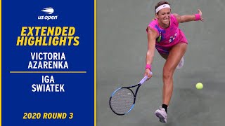 Victoria Azarenka vs. Iga Swiatek Extended Highlights | 2020 US Open Round 3