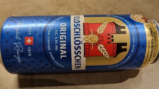 Feldschlösschen Original Lager Beer Unboxing 2024