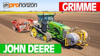 PLANTING POTATOES - JOHN DEERE CRAWLER / GRIMME GL430