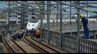 熊本地震　九州新幹線　6日ぶり一部再開