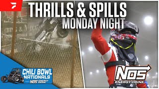 Monday Thrills \u0026 Spills | 2025 Chili Bowl Nationals