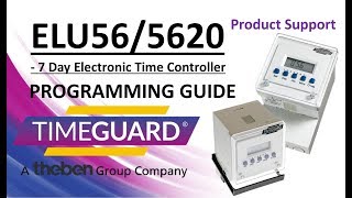 Timeguard ELU56 / ELU5620 Programming Instructions