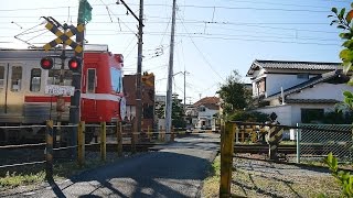 岳南電車【No.108】走行・通過映像・須津構内東踏切（静岡県富士市のローカル線）岳南鉄道線