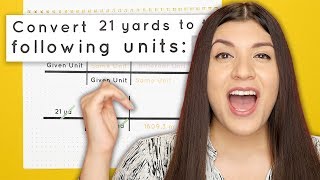 Dimensional Analysis: Converting Units with 1 or 2 Conversion Factors