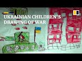 Ukrainian children’s war drawings featured in online gallery