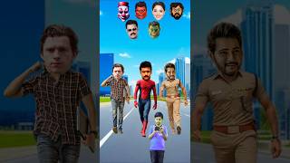 Bollywood Ramesh Babu vs Surya singham spider man \u0026😱 amazing games guess the right head viral shorts