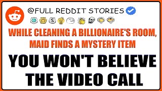 While Cleaning A Billionaire's Room, Maid Finds A Mystery Item | You Won't Believe The Video Call