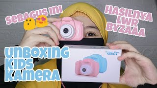 UNBOXING KIDS CAMERA - KAMERA UNTUK ANAK KECIL