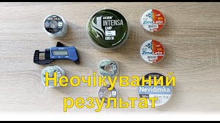 Тест ліски (волосіні) фанатик і джаксон. Сrash test fishing line Fanatic and Jaxon.