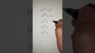 Exponent: power of 10 #exponents #powerof10 #power #algebra #mathtricks #mathstricks #shorts