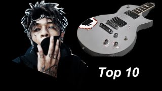 TOP 10 SCARLXRD GUITAR RIFFS (WITH TABS) [part 1]