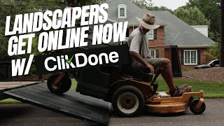 Revolutionize Your Landscaping Business: Go Digital with ClikDone!