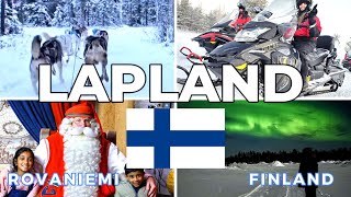 Lapland മലയാളത്തിൽ SANATCLAUS VILLAGE Finland Rovaniemi | Winter Wonderland Experience