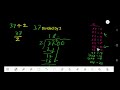 37 divided by 2 37 ÷2 how do you divide 37 by 2 step by step long division