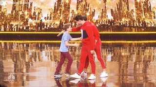 Results Quarter Finals  Merrick Hanna Mirror Image America's Got Talent 2017 Round 2