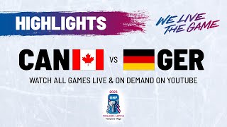 Highlights | Canada vs. Germany | 2023 #IIHFWorlds