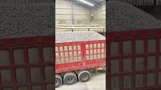 Semi - Trailer Gravel Unloading Process