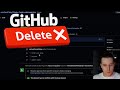 Delete commits and edit commits with git rebase. Crazy simple and useful
